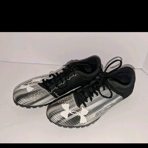 Under Armour Black and White Athletic Shoes